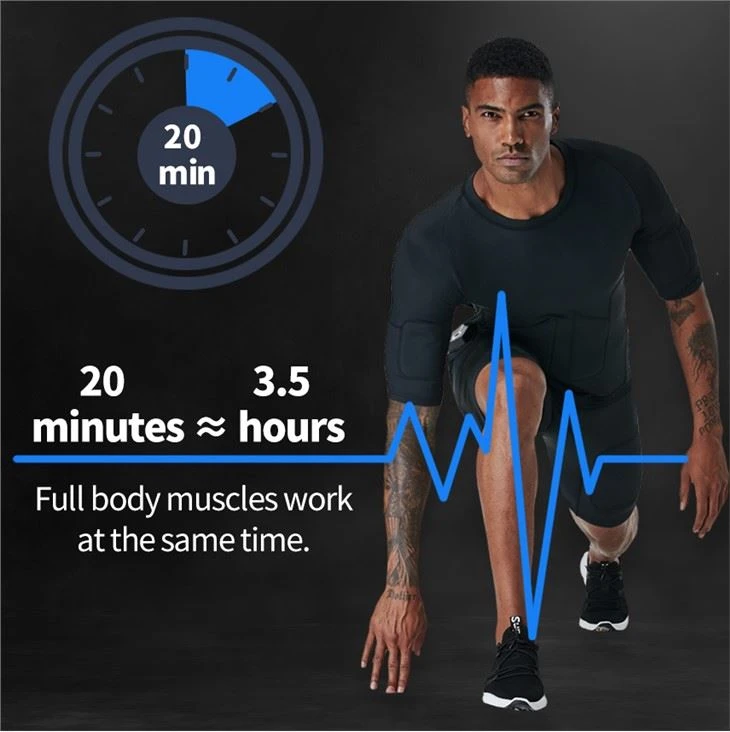 Electric Muscle Stimulator Slimming Body EMS Training Suit For Fitness Use Electric Muscle Stimulator Slimming Body EMS Training Suit For Fitness Use